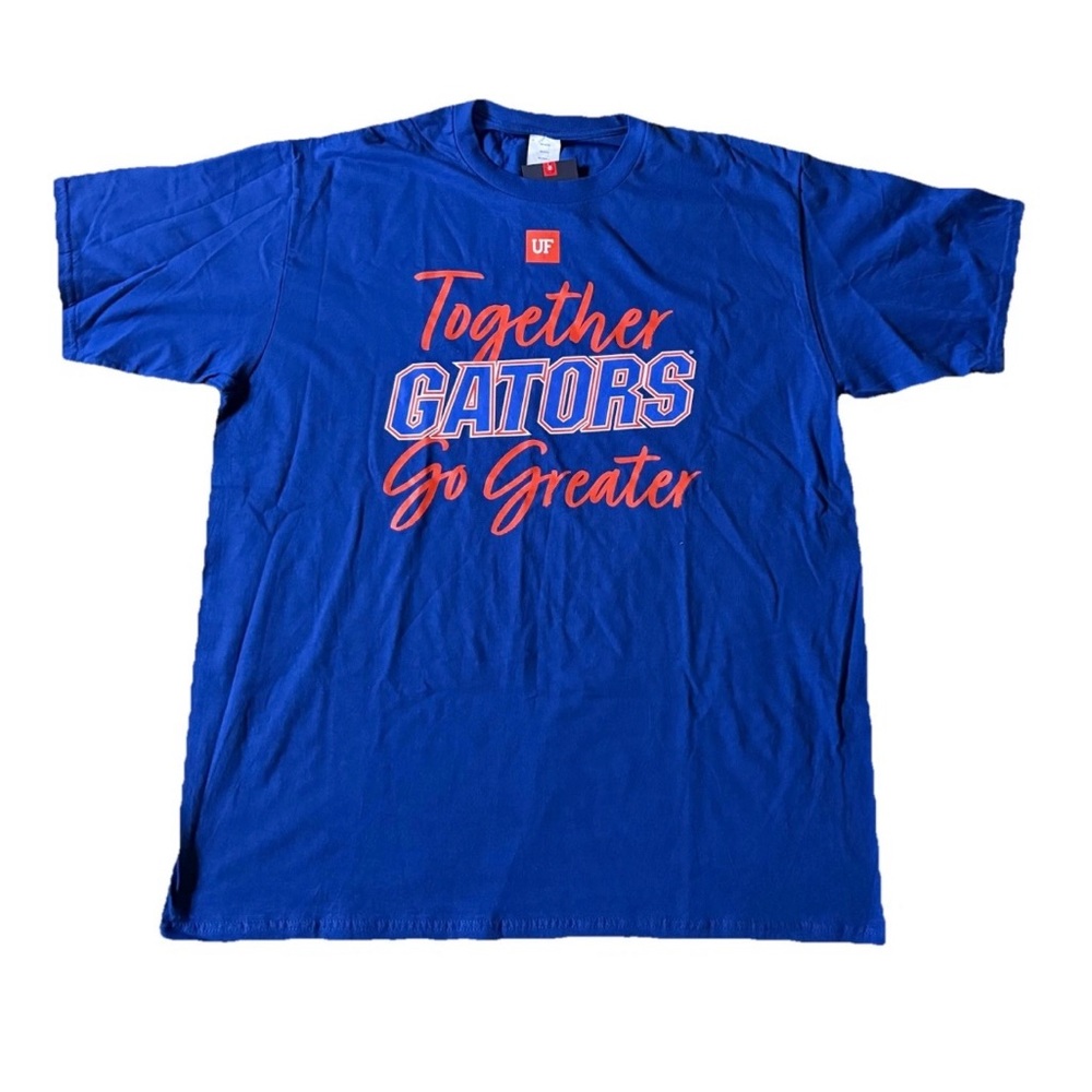 Fanatics UF Gators Short Sleeve T Shirt Blue Size XL Cotton NWT University